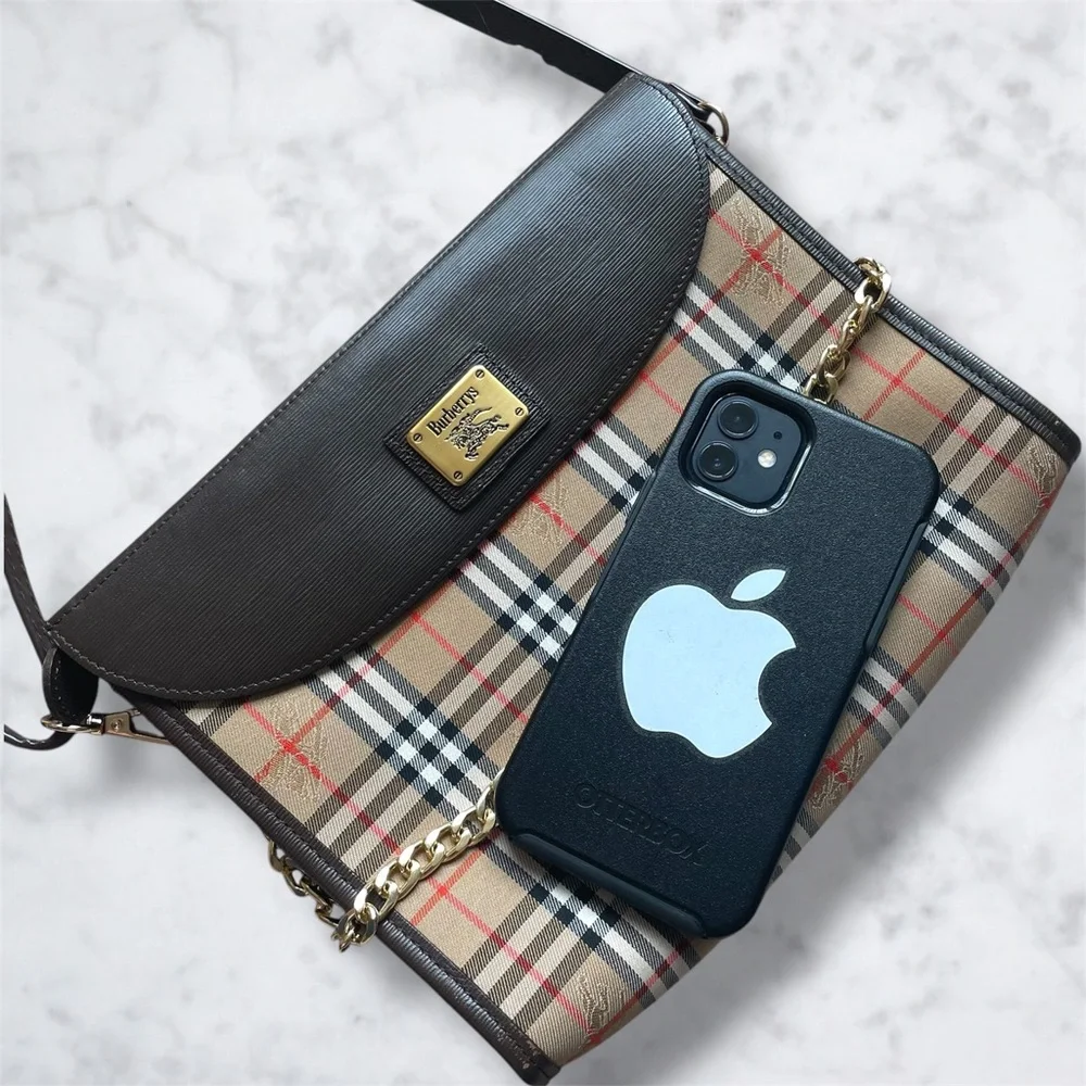 Burberry Haymarket check bag - Picture 12 of 15